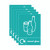 A5 Sign Mixed Glass Pack Of 5