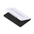 CW Office Q-Connect Black Medium Stamp Pad with Metal Case, ink pad with a protective lid for stamping and office use.