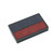 CW Office Colop E/4850 Replnt Pad Blue/Red PK2, ink pad with blue and red ink surfaces in a rectangular black plastic case.