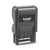 CW Office Trodat Printy 4820 Date Stamp, black and gray self-inking date stamp with compact ergonomic design.