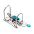 CW Office Elba Board Lever Arch A4 Blue PK10, metal lever arch filing clip for organizing A4 documents.