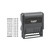 CW Office Trodat Printy Dater Phrase 4817, black self-inking date stamp with white text logo on top and date printing mechanism underneath.
