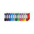CW Office Oxford 70MM Lever Arch A4 Purple, set of colorful lever arch files in various colors arranged in a row.