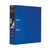 CW Office Guildhall Lach File A4 80MM BLU PK10, blue A4 file storage binder with metal binder rings for organizing documents.