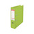 CW Office Esselte 75MM Lach File A4 Green PK10, green A4-sized file folder with metal rings and label holder for organizing documents.