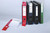 CW Office Durable Ordofix Spine Label GRN PK10, green spine label with a white area for printing, designed for organizing and labeling files in an office setting.