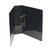 CW Office Pres Lever Arch File A4 PP 58MM BLK, black lever arch file with metal rings for organizing and storing A4 size documents.