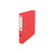 CW Office Esselte A4 Larch PP 50MM Red PK10, red polypropylene file binder with 50mm spine and label holder for organizing documents.