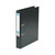 CW Office Elba 50MM Lever Arch A4 PVC Black, black PVC lever arch file with metal rings for easy document binding.