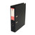 CW Office Prem Lach File FC 70MM BLK PK10, black filing file with metal rings.