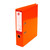 CW Office Lever Arch File A4 Orange PK10, a sturdy orange lever arch file for organizing documents.