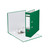 CW Office Leitz 180 Lach File 80MM A4 GRN PK10, green A4-sized file folder with metal rings and label holder for organized document storage.