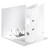 CW Office Leitz 180 Wow La File A4 White PK10, a set of ten white A4-sized lever arch file storage folders with metal prongs and a label holder for organization.
