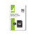 CW Office Q-Connect Microsd Card 16GB Class 10, packaging of the micro SDHC memory card with SD adapter from Q-Connect.