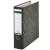 CW Office Leitz 180 Lach File 80MM A4 BLK PK10, a black professional file folder with a label holder and lever arch mechanism for organizing A4 documents.