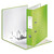 Leitz 180 Wow La File A4 Green PK10, standing green document file with white interior and metal rings for organizing A4 size papers.