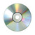 CW Office Q-Connect CD-R 700MB Slim Case P10, a compact optical disc with a reflective, rainbow-colored surface suitable for data storage.