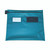 CW Office Gosecure Te Flat Anti BAG 457X356MM, blue flat anti-bag for document security with zip closure and document window.