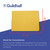 Product CW Office Guildhall Pkt Wlt 14X10 Yellow PK50, yellow pocket wallet with dimensions of 35 cm by 25 cm, designed to hold A4 and foolscap size documents.