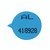 Gosecure Number Rnd Seal Blue PK500
