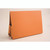CW Office Guildhall Dbl Pkt Wallet Org PK25, orange wallet organizer with dual pockets for organization.
