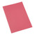 CW Office Sq Cut Folder FC 250GSM Red PK100, red square cut paper folder for office use.