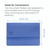 CW Office Exacompta Forever Document Wallet, blue, PK25, recycled paper, pack of 25, designed to fit A4 and Foolscap documents.