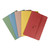CW Office Half Flap Document Wallet A4 in Green, Blue, Pink, Yellow, and Red PK50, colorful paper folders for organizing documents.