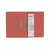 CW Office Guidhall Rh Tfr Sprl File Org PK25, a pink file organizer with metal rings, open to reveal documents inside.