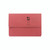 CW Office Q-Connect Document Wallet in Red, front view showing the product's label and design.
