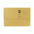 Q-Connect Doc Wallet FC Ylw PK50