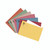 CW Office Q-Connect Square Folder Light Full Set of Assorted Color Folders, colorful office file folders for organization.
