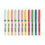 CW Office Bic Highlighter Grip Pastel Assorted PK12, set of 12 colorful pastel highlighters in various colors including blue, yellow, pink, green, purple, orange, and blue with ergonomic grip design.