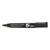 CW Office Permanent Marker Bullet Tip BLK PK10, black permanent marker pen with a bullet tip and black body, suitable for writing on various surfaces.