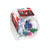 CW Office Sharpie Mini Perm Markers AST PK72, a clear container filled with assorted mini permanent markers in various colors.