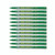 CW Office Perm Marker Super Fine Green PK12, set of 10 green permanent markers with fine tips suitable for most surfaces.