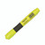 CW Office Ergonomic Highlighter Pen Ylw PK10, yellow highlighter pen with black grip and barcode label.