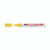 CW Office Edding Paintmarker Opq Ylw 750 PK10, yellow permanent paint marker pen with cap removed showing fine tip.