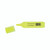 CW Office Q-Connect Highlighter Pen Ylw PK10, yellow highlighter pen with removable cap for marking documents.