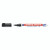 CW Office Edding Aerospace Marker Bk PK10, black aerospace marker pen with cap removed showing fine tip for precision marking.