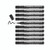 CW Office Edding Perm Markers Black 2000C PK10, a set of ten black permanent markers with caps, one marker is shown with its cap removed and a black line drawn on white background.