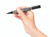 CW Office Pentel N850 Bullet Marker Black PK12, hand holding a black permanent marker with a chisel tip for writing on most surfaces.