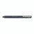 CW Office Pentel Izee 4 Colours Ball Blue PK12, blue multi-color ballpoint pen with red clip and honeycomb grip design.