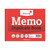 CW Office Silvine Duplicate Memo Book 603 PK12, red cover pad with white and black text, features ABC index sheet, ruled feint, numbered 1-100, easy tear.