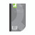 CW Office Q-Connect Triplicate Book 210X127MM, gray and black ring-bound triplicate notebook with bar code and product details.