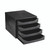 Contour 4 Drawer Set Black CE06114
