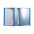 CW Office Exacompta Bee Blue Db 30 Pkt AST P12, open plastic document folder with 30 transparent pockets.