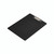 CW Office Q-Connect Clipboard Foam Sgl A4 BLK, black foam clipboard with a metal clip for holding papers.