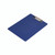 CW Office Q-Connect Clipboard Foam Sgl A4 Blue, A blue foam A4 size clipboard with metal clip at the top for holding papers.