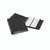 CW Office Durable Visifix Eco B Card Alb A4 Book, black A4 binder with transparent plastic sleeves containing business cards for organization and presentation.